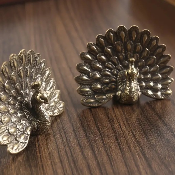 Collectible solid brass Peacock - Picture 6 of 7